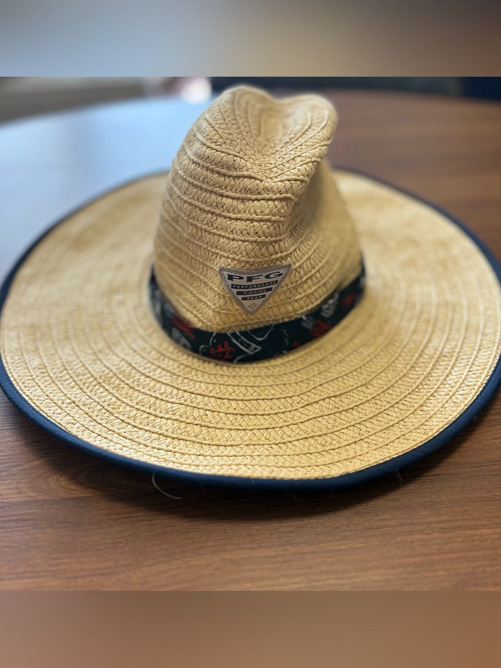 Columbia PFG Straw Sun Hat - Natural